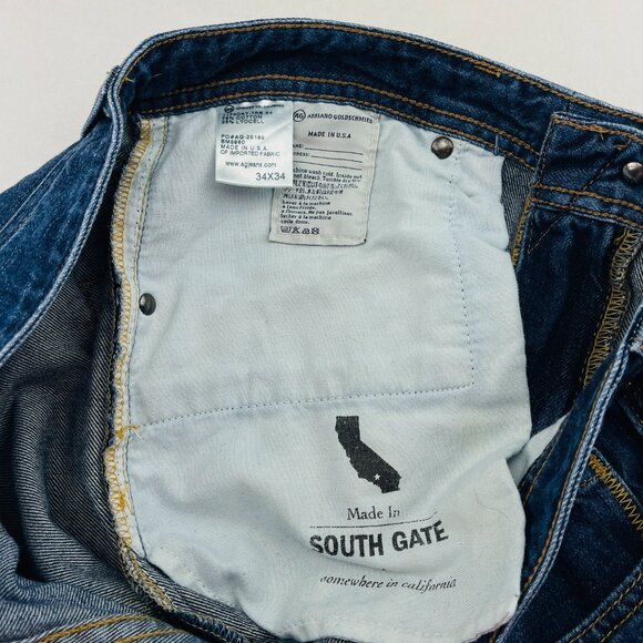 AG Adriano Goldschmied Jeans Men 34x30 Graduate Tailored Leg Pants Denim Stretch - Picture 9 of 10